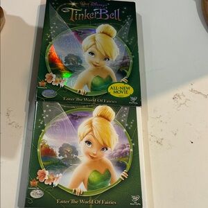 Disney Tinker Bell Green Fairy DVD Cover - pre owned good condition